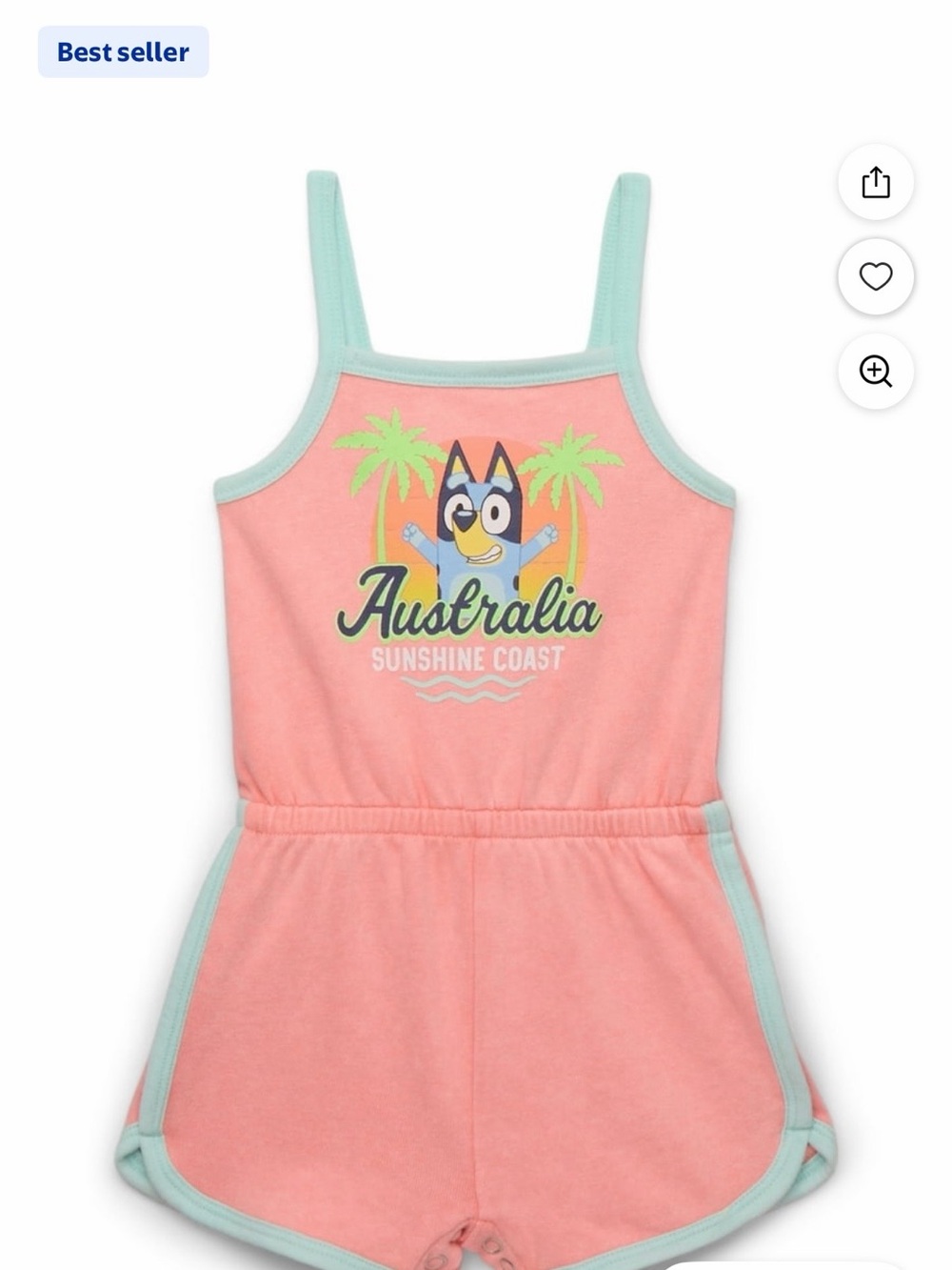 Bluey romper NWT 4T